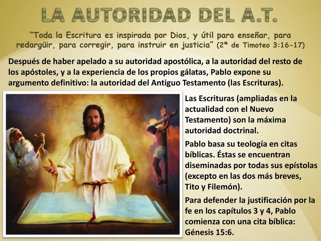 Toda la Escritura es inspirada por Dios, y útil para enseñar, para redargüir, para corregir, para instruir en justicia (2ª de Timoteo 3:16-17)