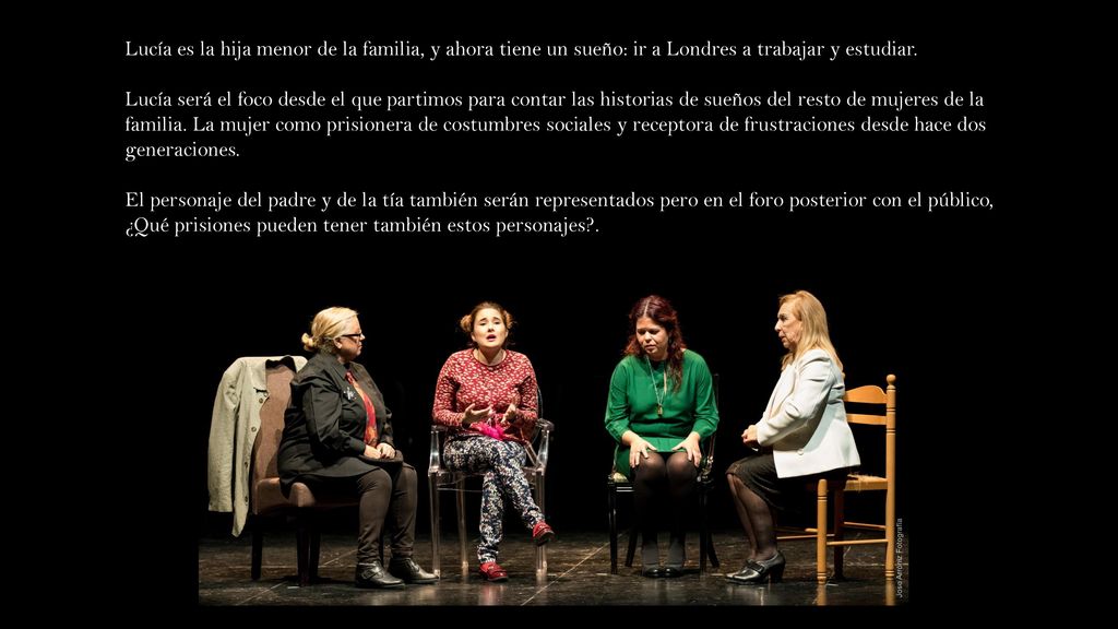 Lucía es la hija menor de la familia, y ahora tiene un sueño: ir a Londres a trabajar y estudiar.