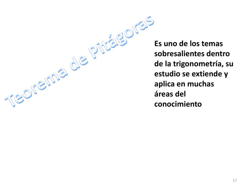 Es uno de los temas sobresalientes dentro de la trigonometría, su estudio se extiende y aplica en muchas áreas del conocimiento