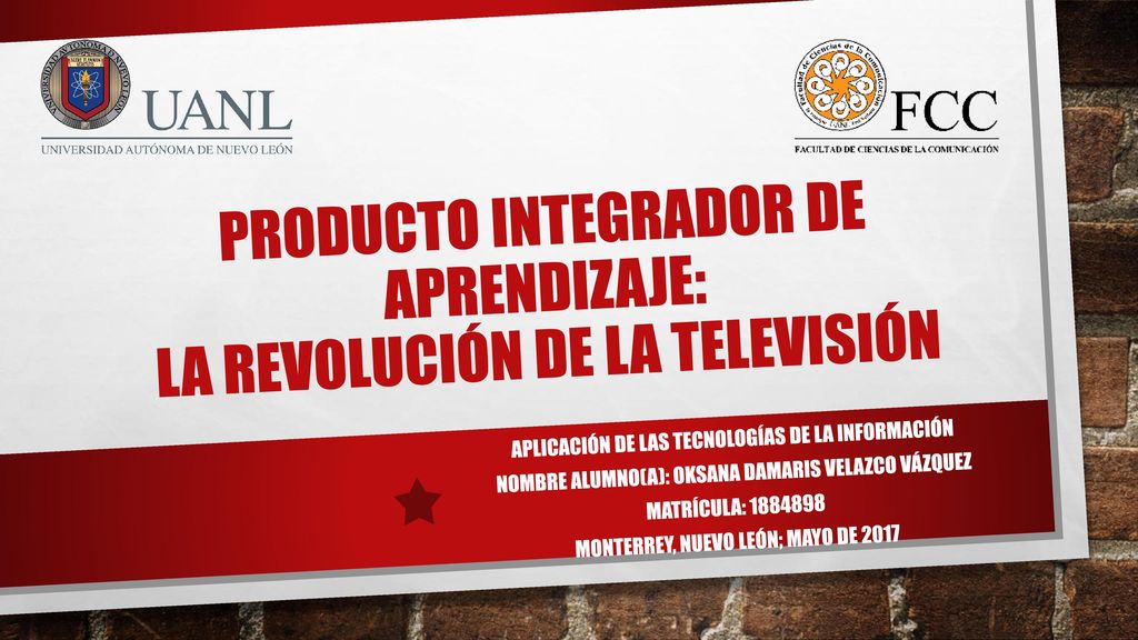 Producto Integrador de aprendizaje: La revolución de la televisión