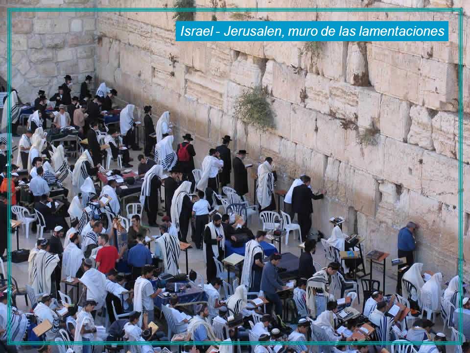 Israel - Jerusalen, muro de las lamentaciones