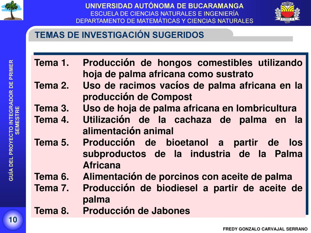 Tema 3. Uso de hoja de palma africana en lombricultura