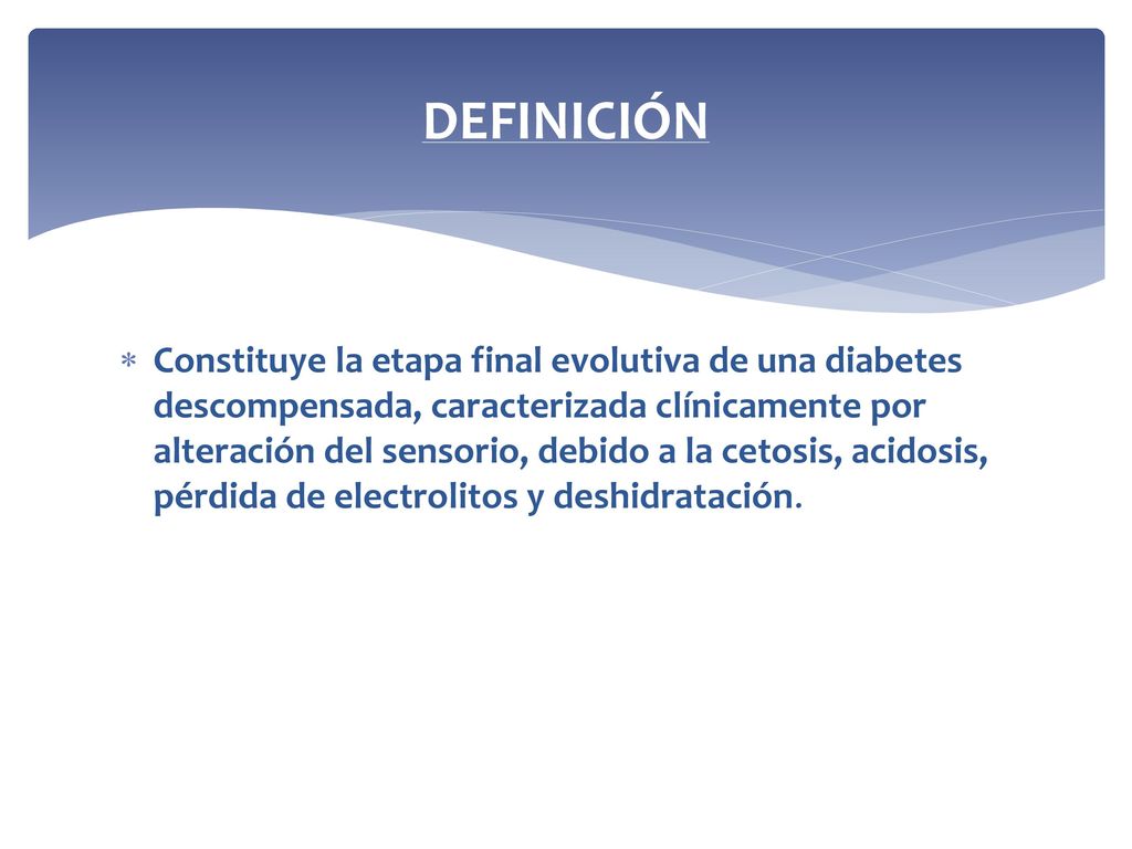 diabetes descompensada definicion diabetes descompensada definicion