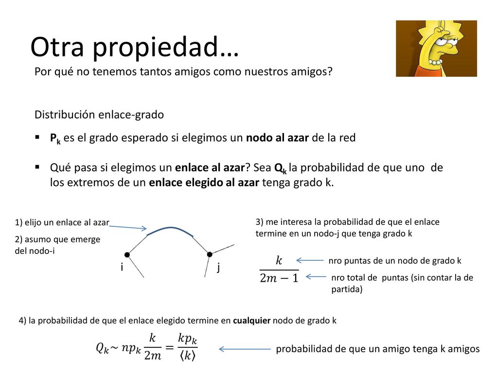 Otra propiedad… Por qué no tenemos tantos amigos como nuestros amigos