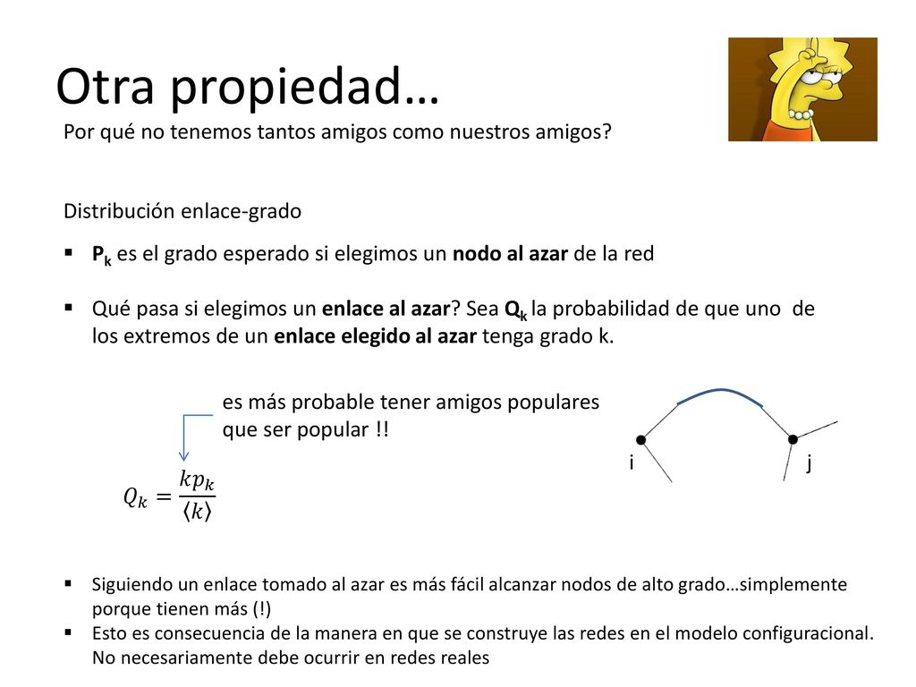 Otra propiedad… Por qué no tenemos tantos amigos como nuestros amigos