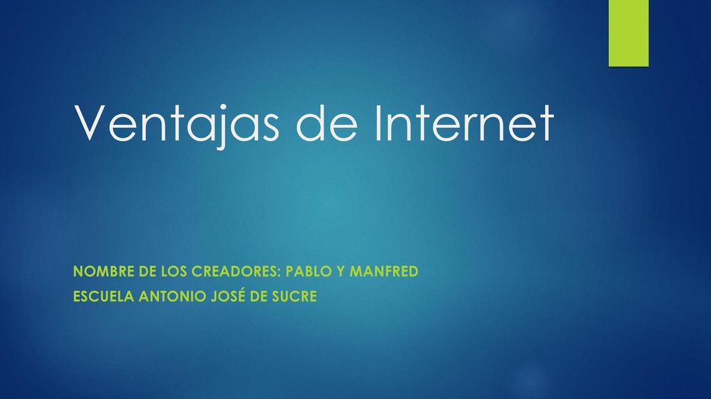 Nombre de los creadores: pablo y manfred Escuela Antonio José de sucre