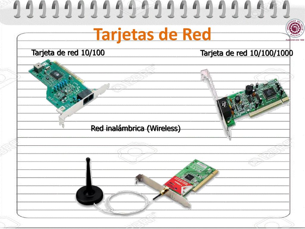 Tarjetas de Red Tarjeta de red 10/100 Tarjeta de red 10/100/1000