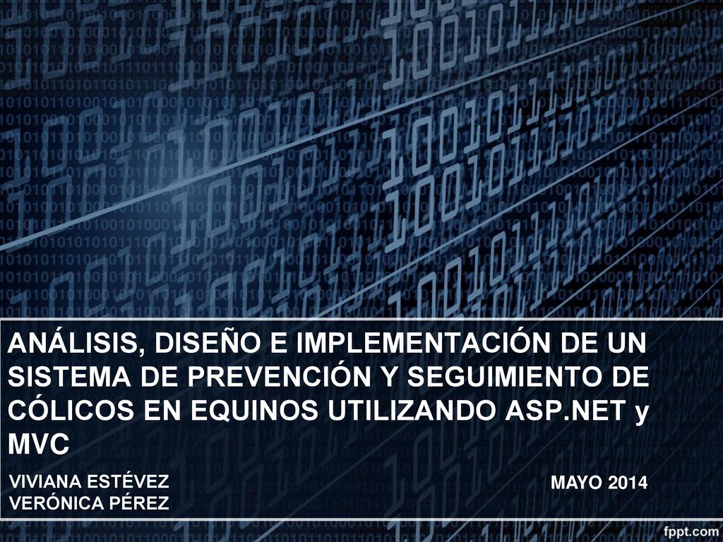 ANÁLISIS, DISEÑO E IMPLEMENTACIÓN DE UN SISTEMA DE PREVENCIÓN Y SEGUIMIENTO DE CÓLICOS EN EQUINOS UTILIZANDO ASP.NET y MVC