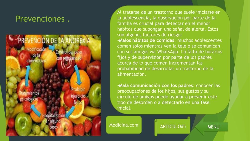 Al tratarse de un trastorno que suele iniciarse en la adolescencia, la observación por parte de la familia es crucial para detectar en el menor hábitos que supongan una señal de alerta. Estos son algunos factores de riesgo: