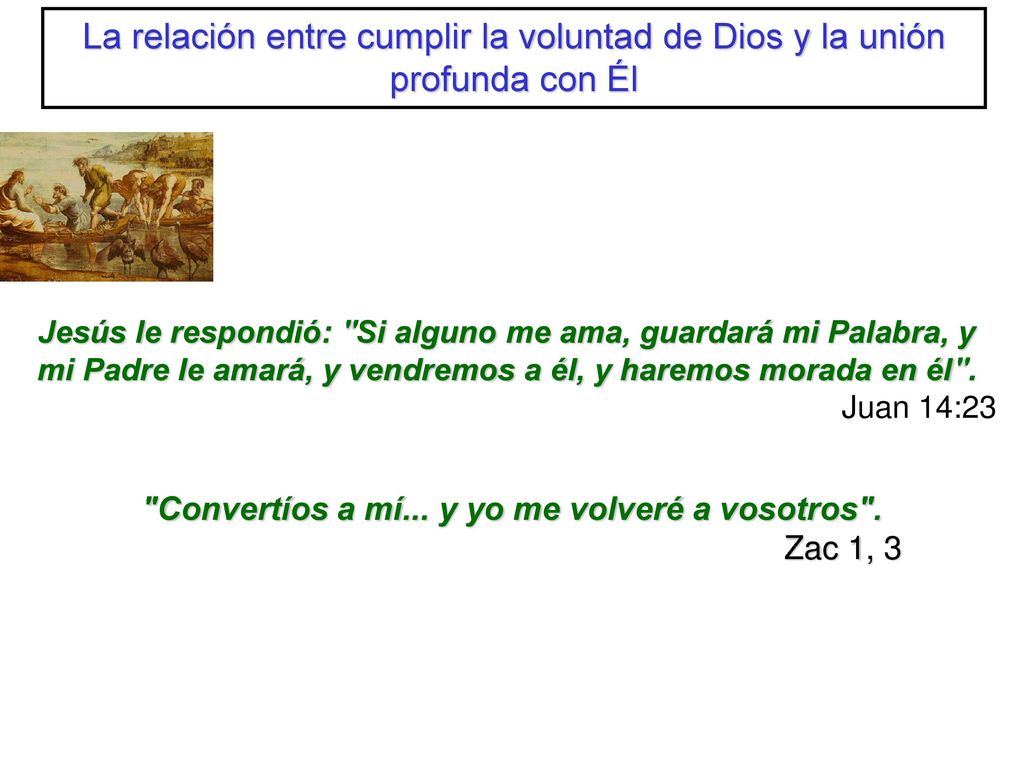 Convertíos a mí... y yo me volveré a vosotros .