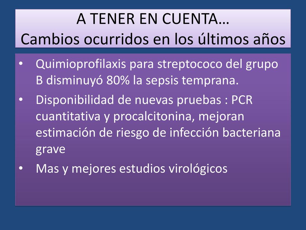 A TENER EN CUENTA… Cambios ocurridos en los últimos años