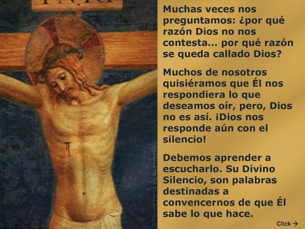 Muchas veces nos preguntamos: ¿por qué razón Dios no nos contesta