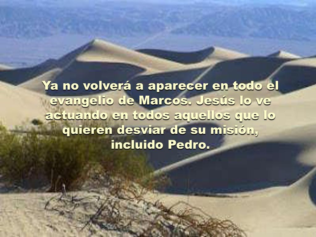 Ya no volverá a aparecer en todo el evangelio de Marcos