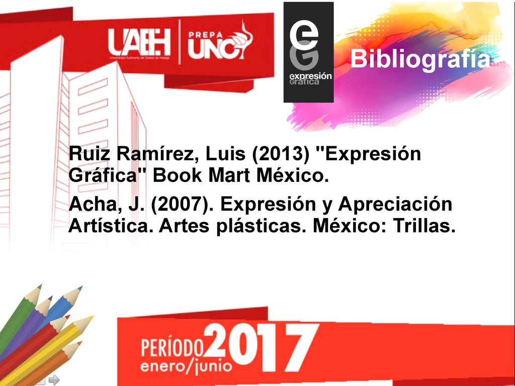 Bibliografía Ruiz Ramírez, Luis (2013) Expresión Gráfica Book Mart México.