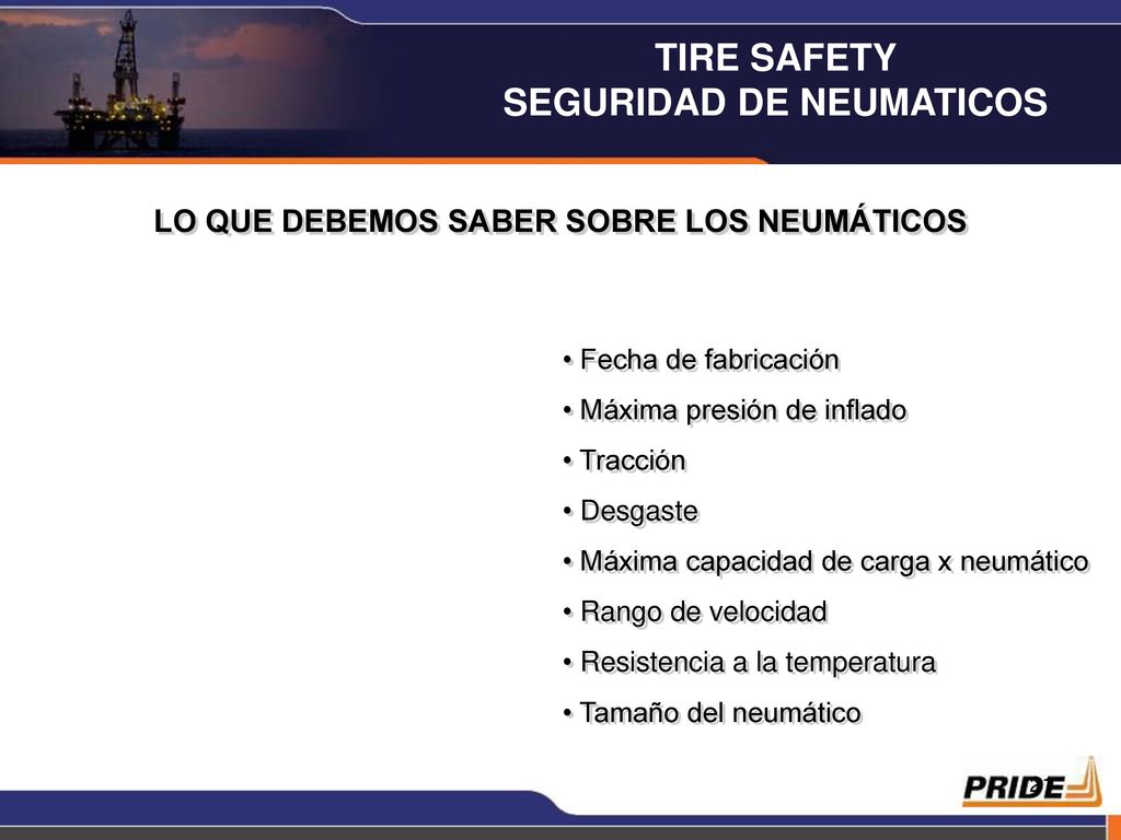 SEGURIDAD DE NEUMATICOS LO QUE DEBEMOS SABER SOBRE LOS NEUMÁTICOS