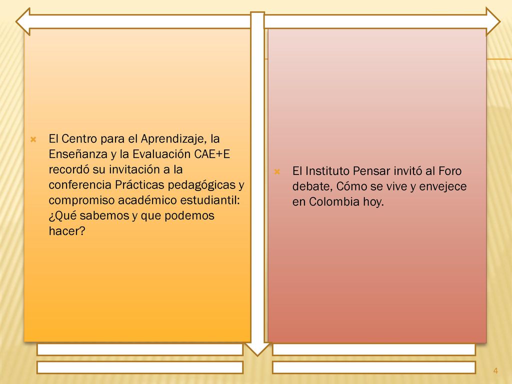 El Centro para el Aprendizaje, la Enseñanza y la Evaluación CAE+E recordó su invitación a la conferencia Prácticas pedagógicas y compromiso académico estudiantil: ¿Qué sabemos y que podemos hacer