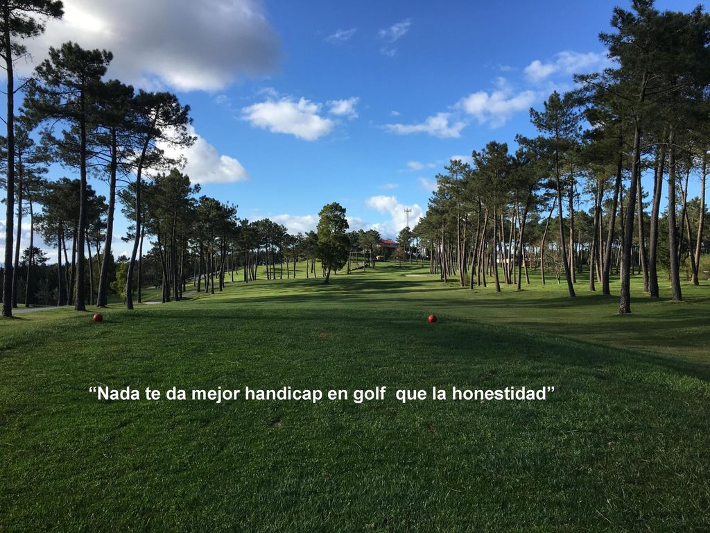 Nada te da mejor handicap en golf que la honestidad