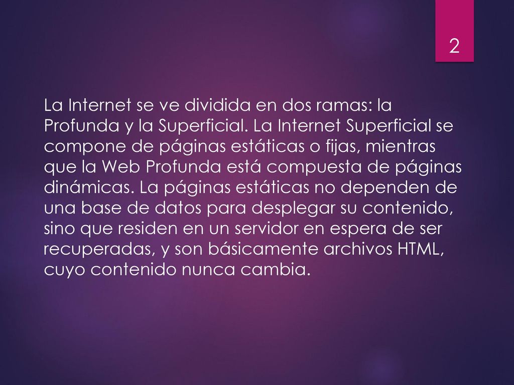 La Internet se ve dividida en dos ramas: la Profunda y la Superficial
