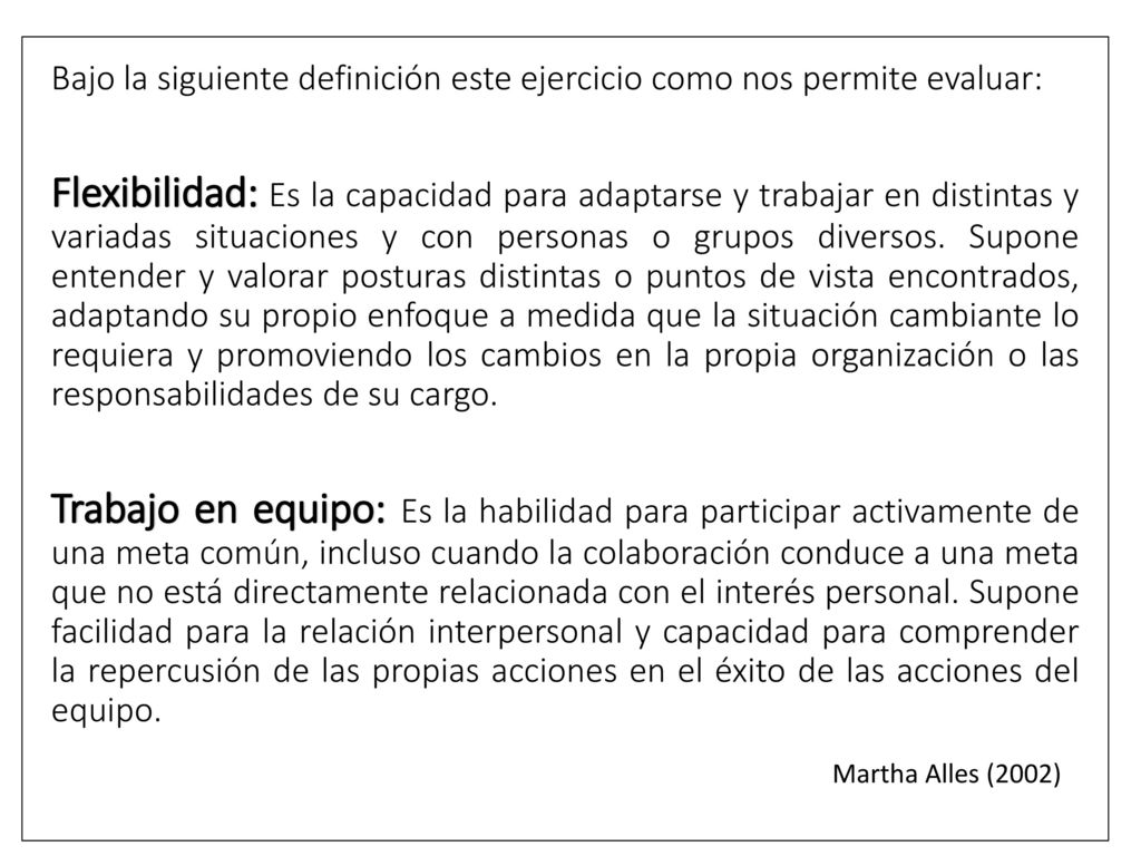 Bajo la siguiente definición este ejercicio como nos permite evaluar: