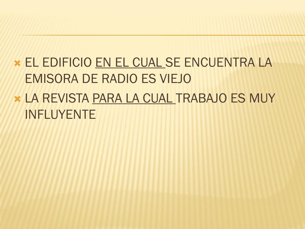 EL EDIFICIO EN EL CUAL SE ENCUENTRA LA EMISORA DE RADIO ES VIEJO