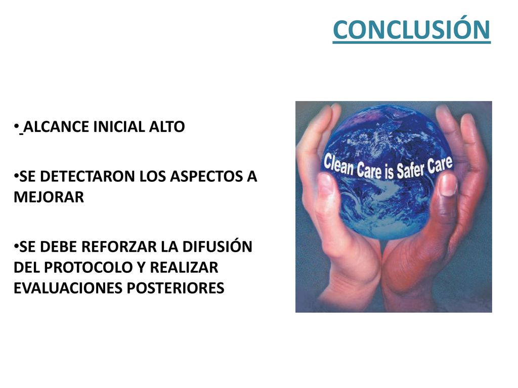 CONCLUSIÓN ALCANCE INICIAL ALTO SE DETECTARON LOS ASPECTOS A MEJORAR