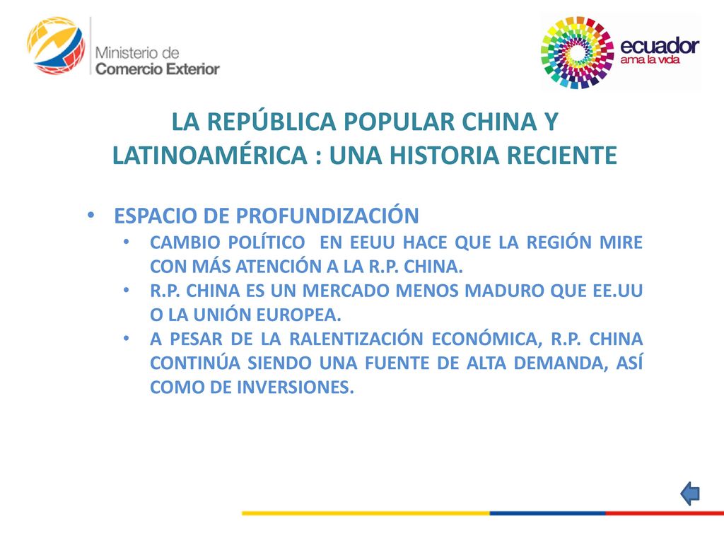LA REPÚBLICA POPULAR CHINA Y LATINOAMÉRICA : UNA HISTORIA RECIENTE