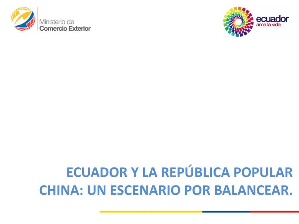 ECUADOR Y LA REPÚBLICA POPULAR CHINA: UN ESCENARIO POR BALANCEAR.
