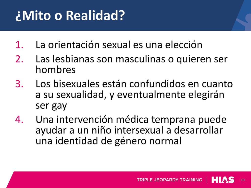 ¿Mito o Realidad La orientación sexual es una elección