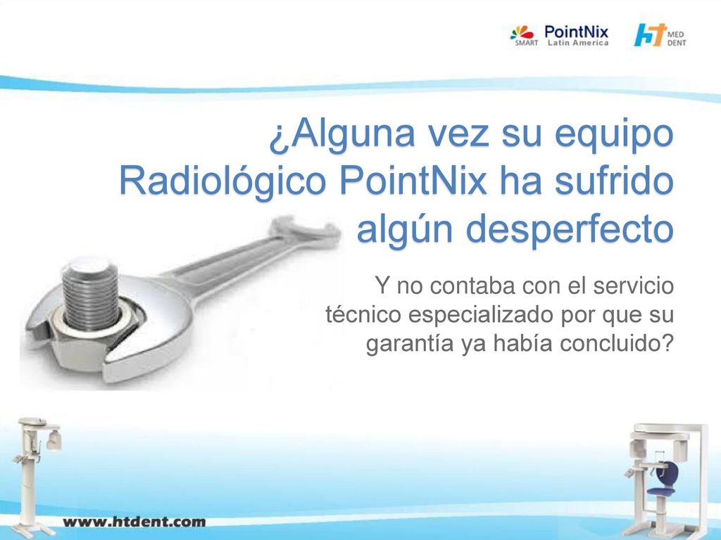 ¿Alguna vez su equipo Radiológico PointNix ha sufrido algún desperfecto