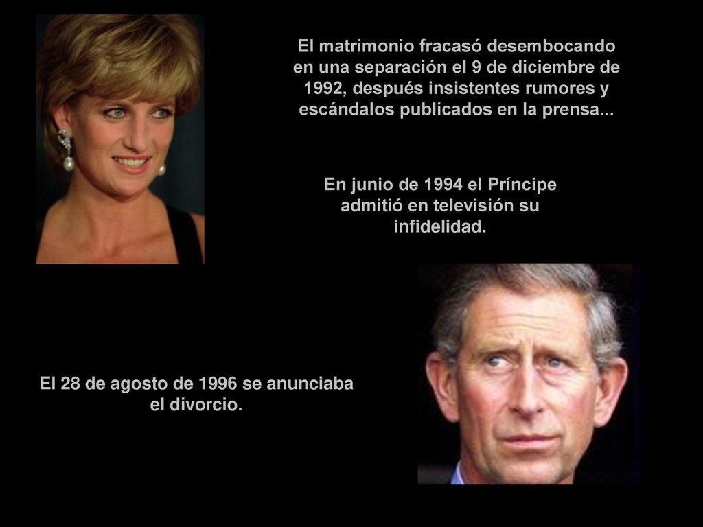 En junio de 1994 el Príncipe admitió en televisión su infidelidad.