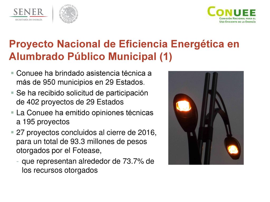 Proyecto Nacional de Eficiencia Energética en Alumbrado Público Municipal (1)