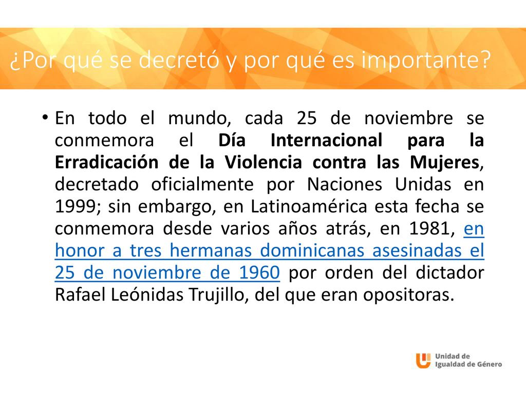 ¿Por qué se decretó y por qué es importante