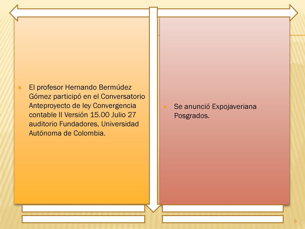 El profesor Hernando Bermúdez Gómez participó en el Conversatorio Anteproyecto de ley Convergencia contable II Versión Julio 27 auditorio Fundadores, Universidad Autónoma de Colombia.