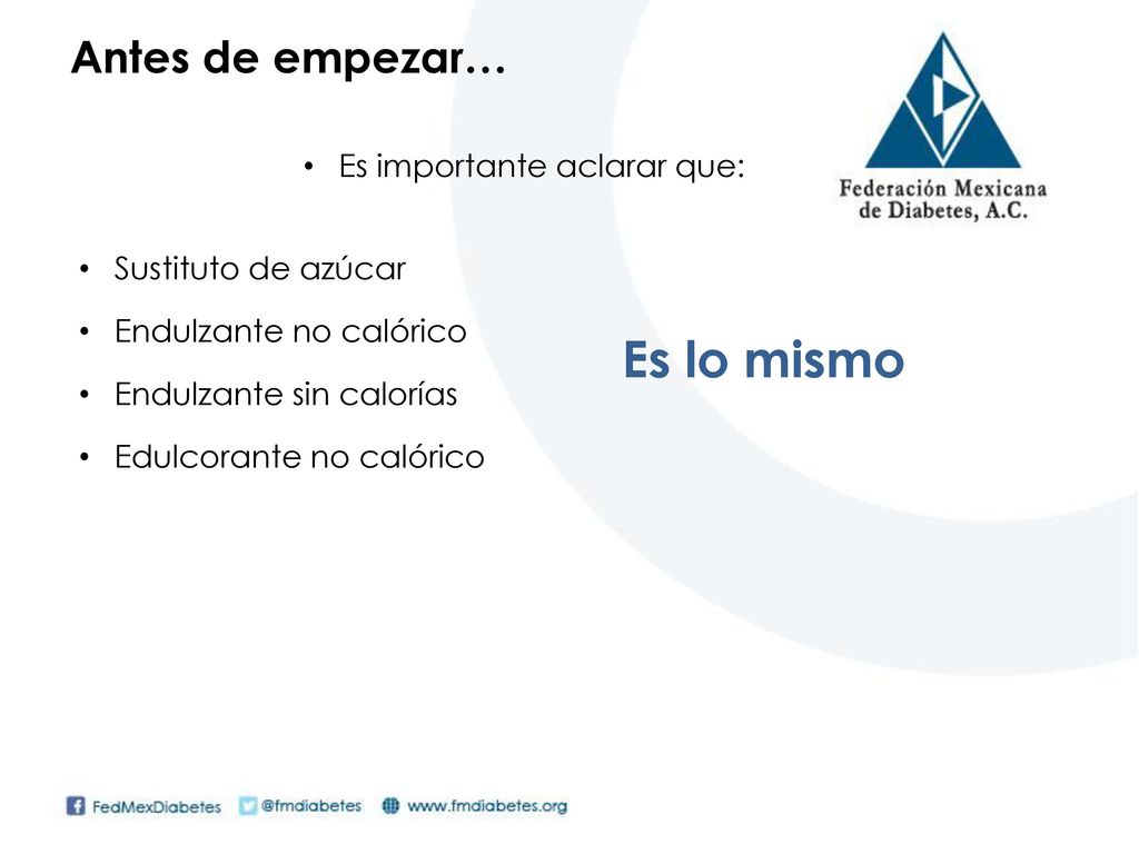 Es lo mismo Antes de empezar… Es importante aclarar que: