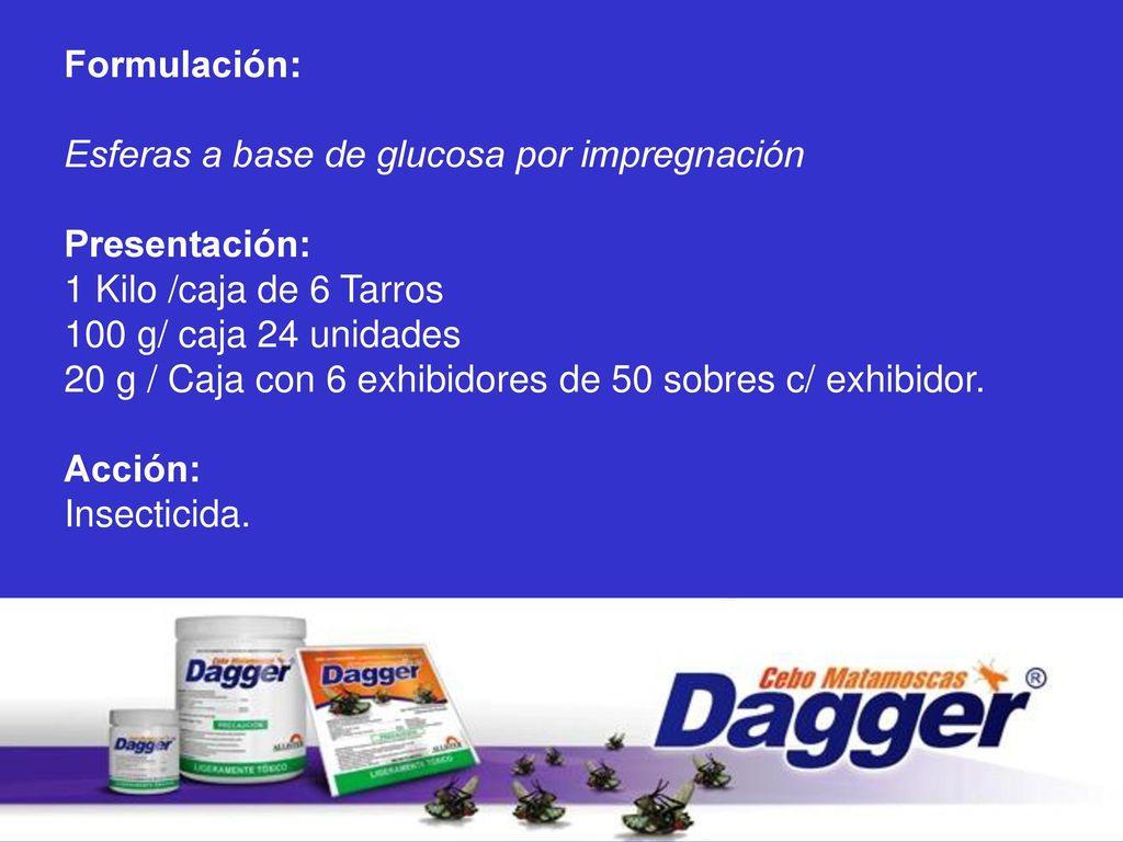 Formulación: Esferas a base de glucosa por impregnación. Presentación: 1 Kilo /caja de 6 Tarros.