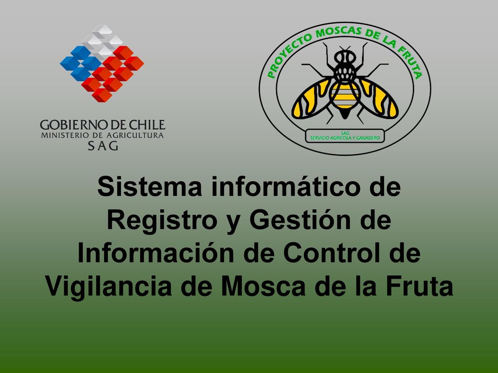 Sistema informático de Registro y Gestión de Información de Control de Vigilancia de Mosca de la Fruta