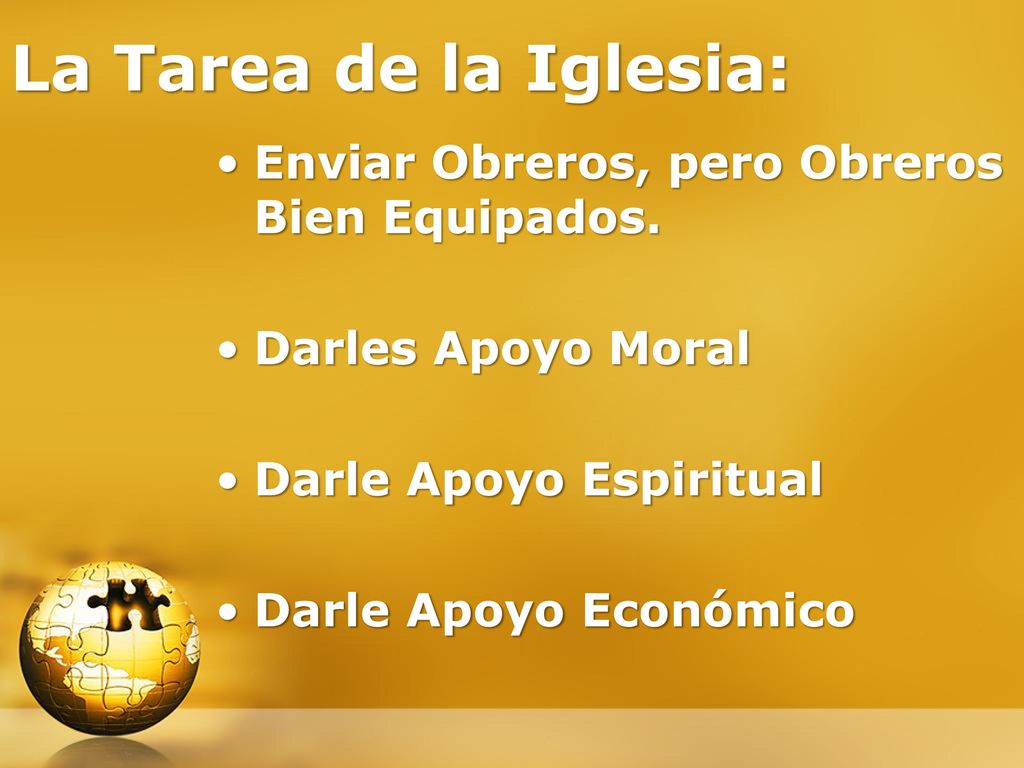 La Tarea de la Iglesia: Enviar Obreros, pero Obreros Bien Equipados.
