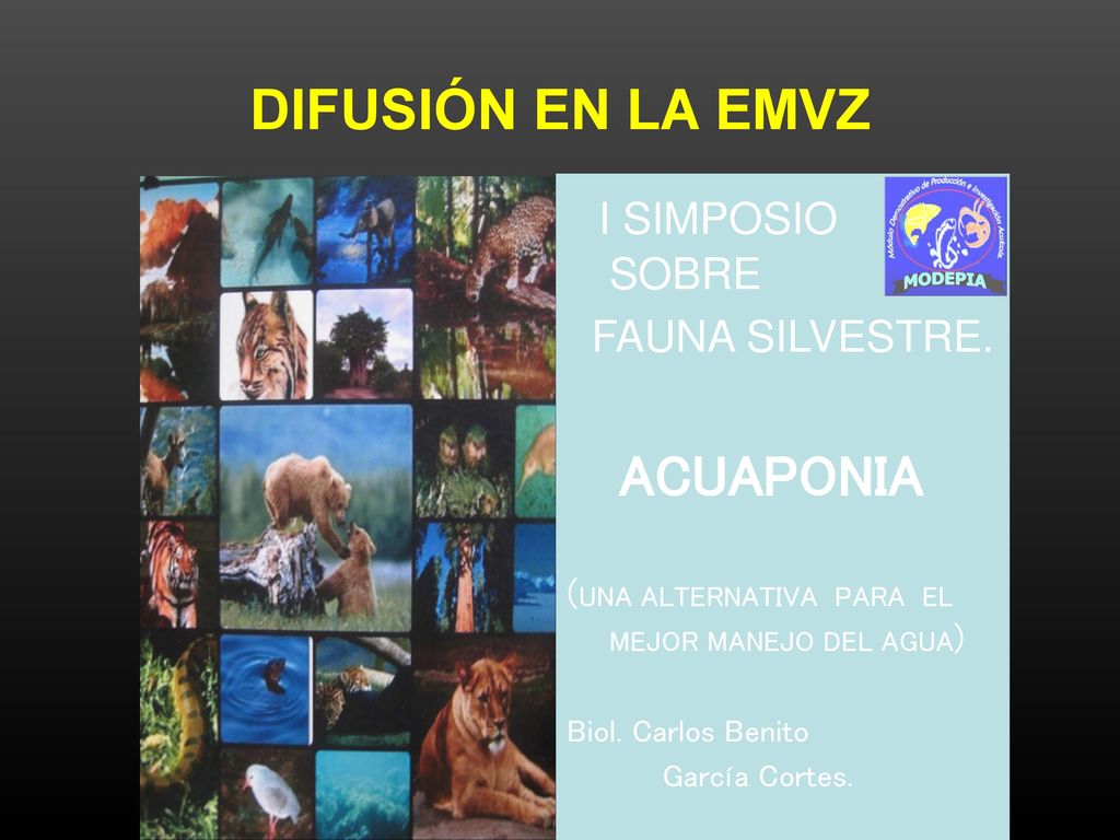 DIFUSIÓN EN LA EMVZ I SIMPOSIO SOBRE ACUAPONIA FAUNA SILVESTRE.