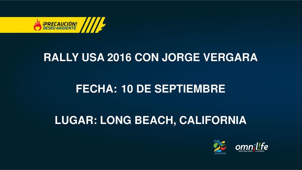 RALLY USA 2016 CON JORGE VERGARA LUGAR: LONG BEACH, CALIFORNIA