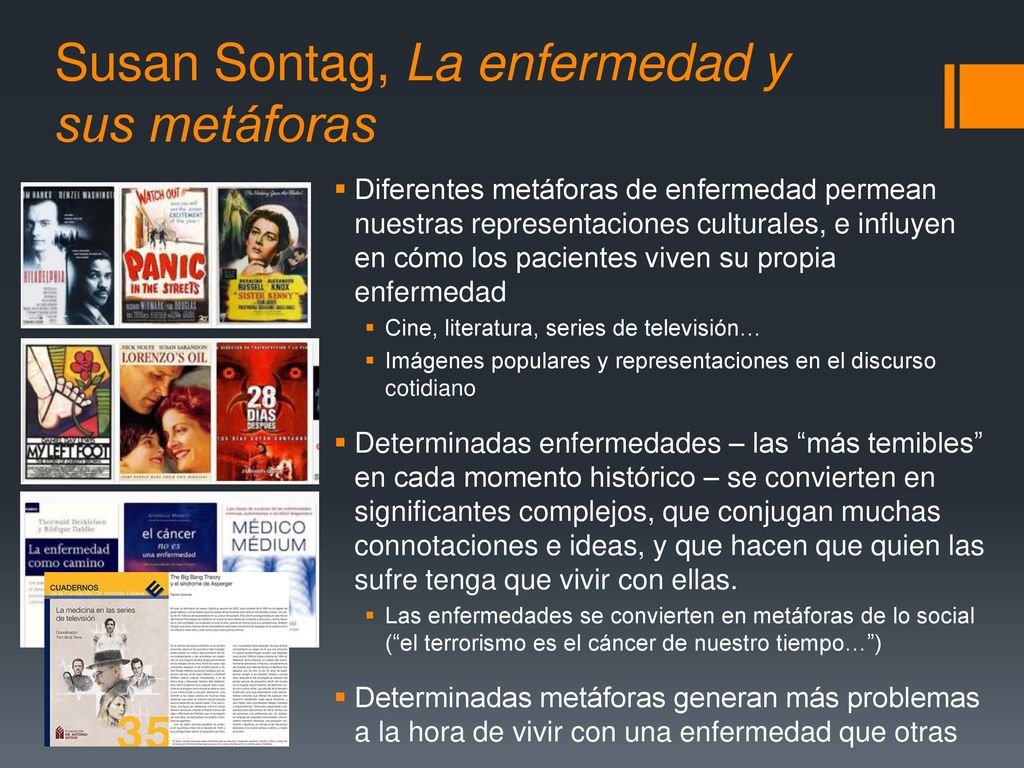 Susan Sontag, La enfermedad y sus metáforas