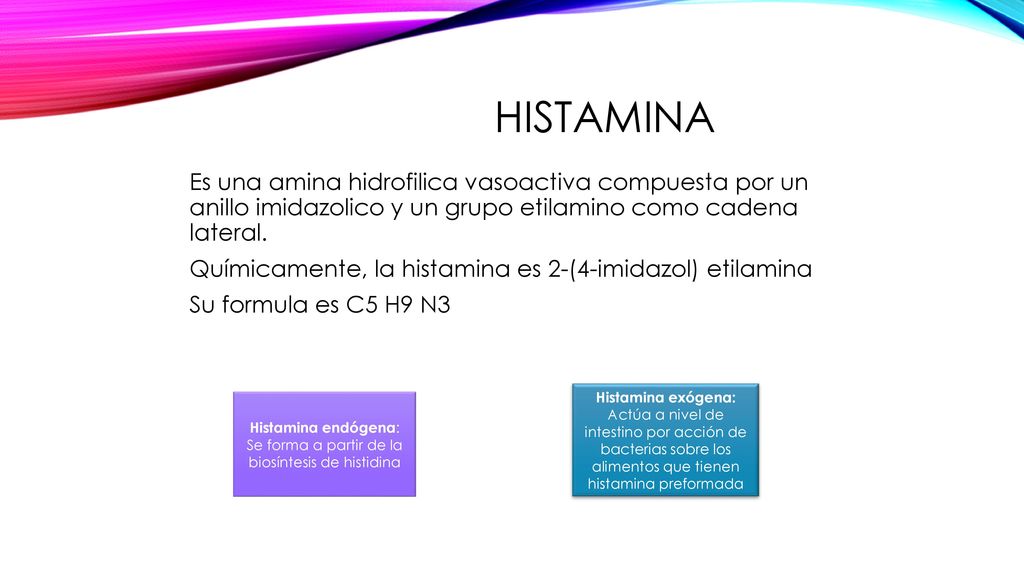 Se forma a partir de la biosíntesis de histidina