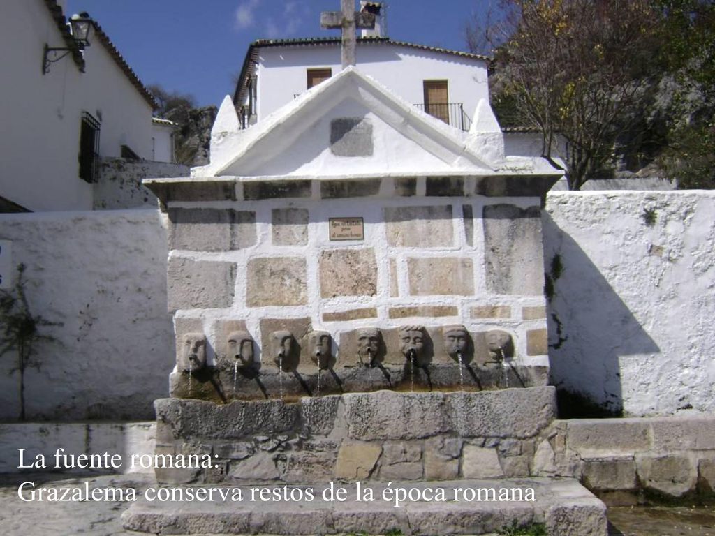 La fuente romana: Grazalema conserva restos de la época romana