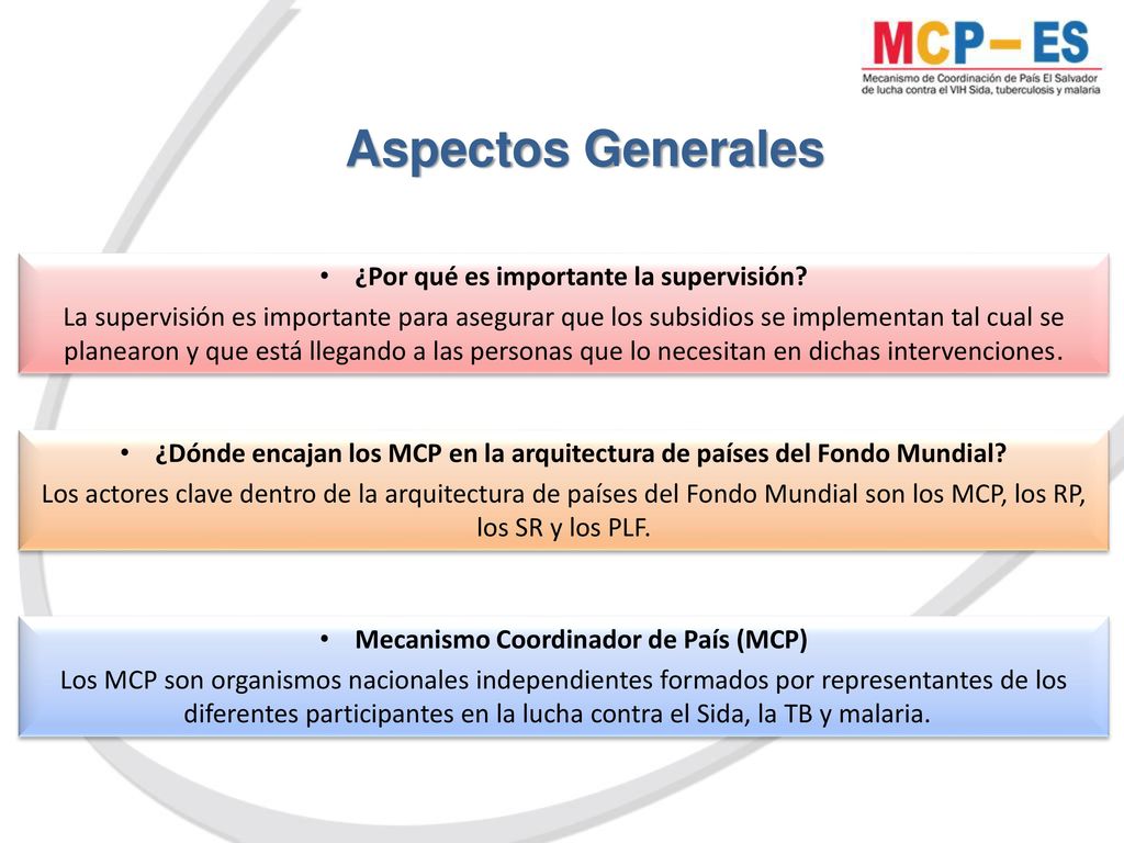 Aspectos Generales ¿Por qué es importante la supervisión
