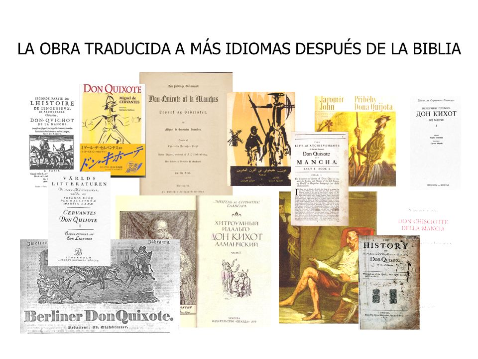LA OBRA TRADUCIDA A MÁS IDIOMAS DESPUÉS DE LA BIBLIA