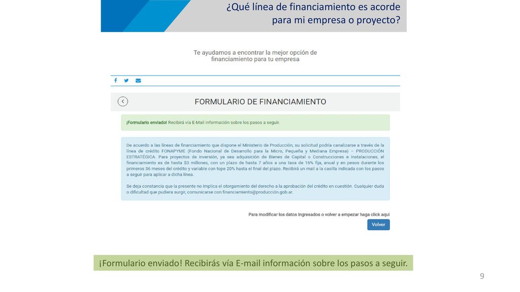 ¿Qué línea de financiamiento es acorde para mi empresa o proyecto