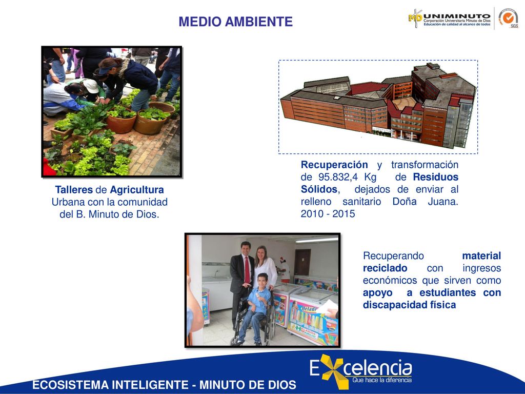 Talleres de Agricultura Urbana con la comunidad del B. Minuto de Dios.