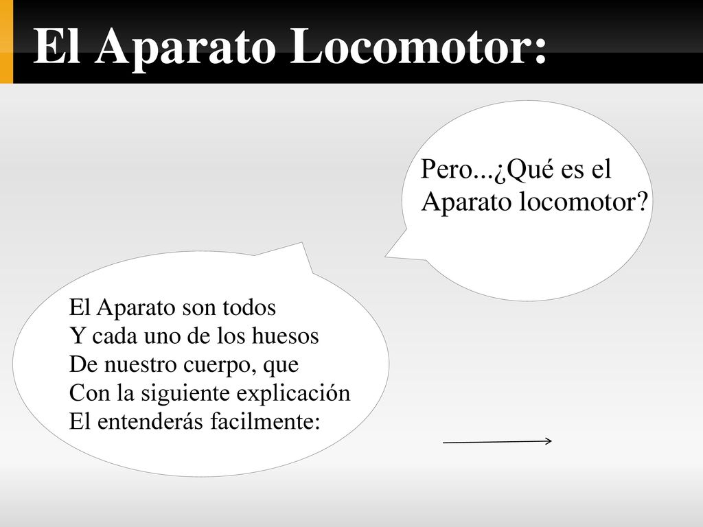El Aparato Locomotor: Pero...¿Qué es el Aparato locomotor