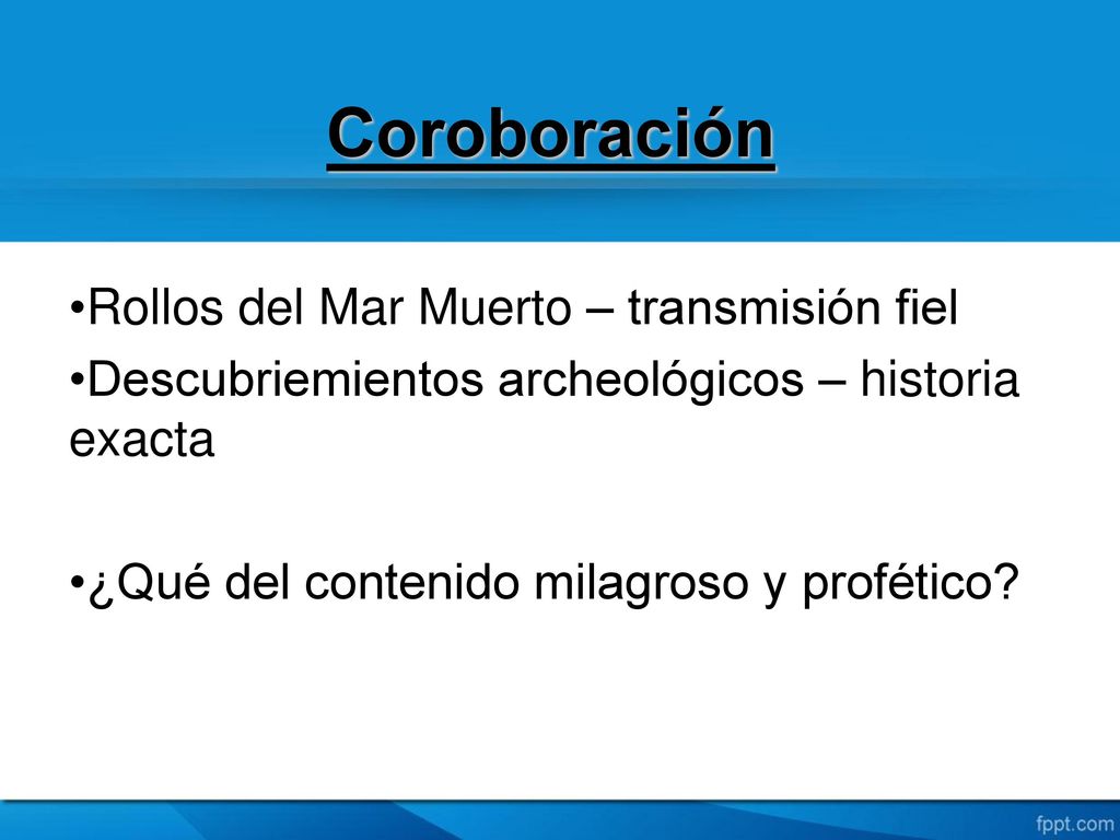 Coroboración Rollos del Mar Muerto – transmisión fiel