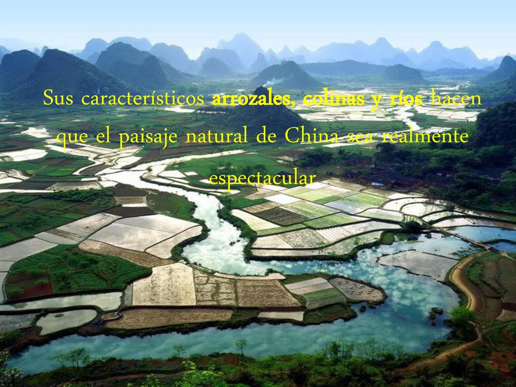 Sus característicos arrozales, colinas y ríos hacen que el paisaje natural de China sea realmente espectacular