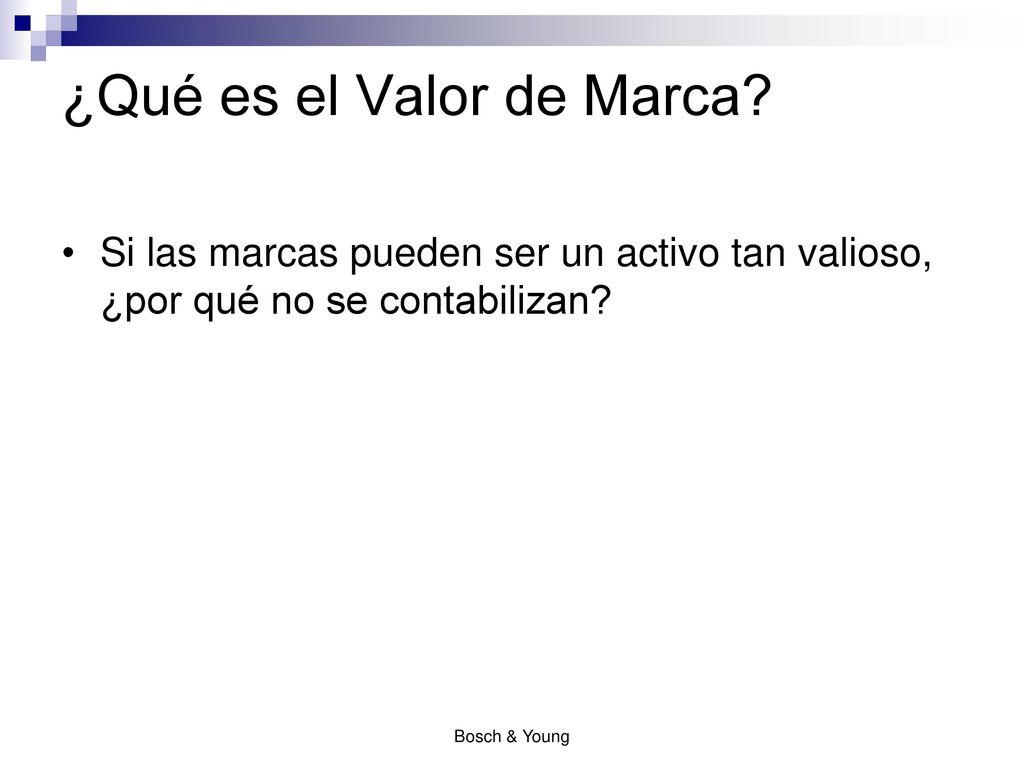 ¿Qué es el Valor de Marca